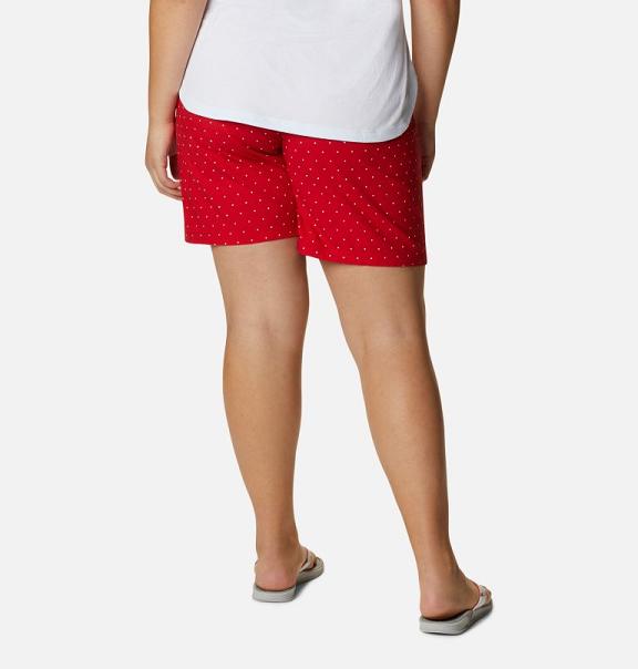 Columbia Bonehead Shorts Red For Women's NZ32658 New Zealand